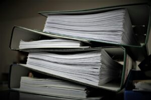 Een logische opbergplek voor paperassen, eenvoudig systeem